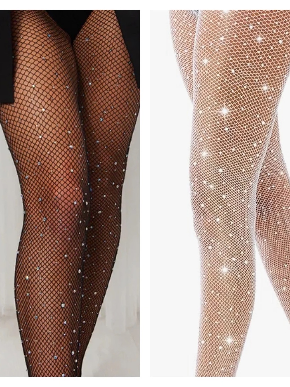 Urban Outfitters Nude Rhinestone Fishnet Tights